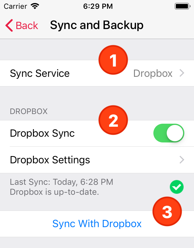 Geniet moersleutel ontgrendelen Dropbox Backup and Restore - Road Trip for iPhone and iPad - darrensoft.ca
